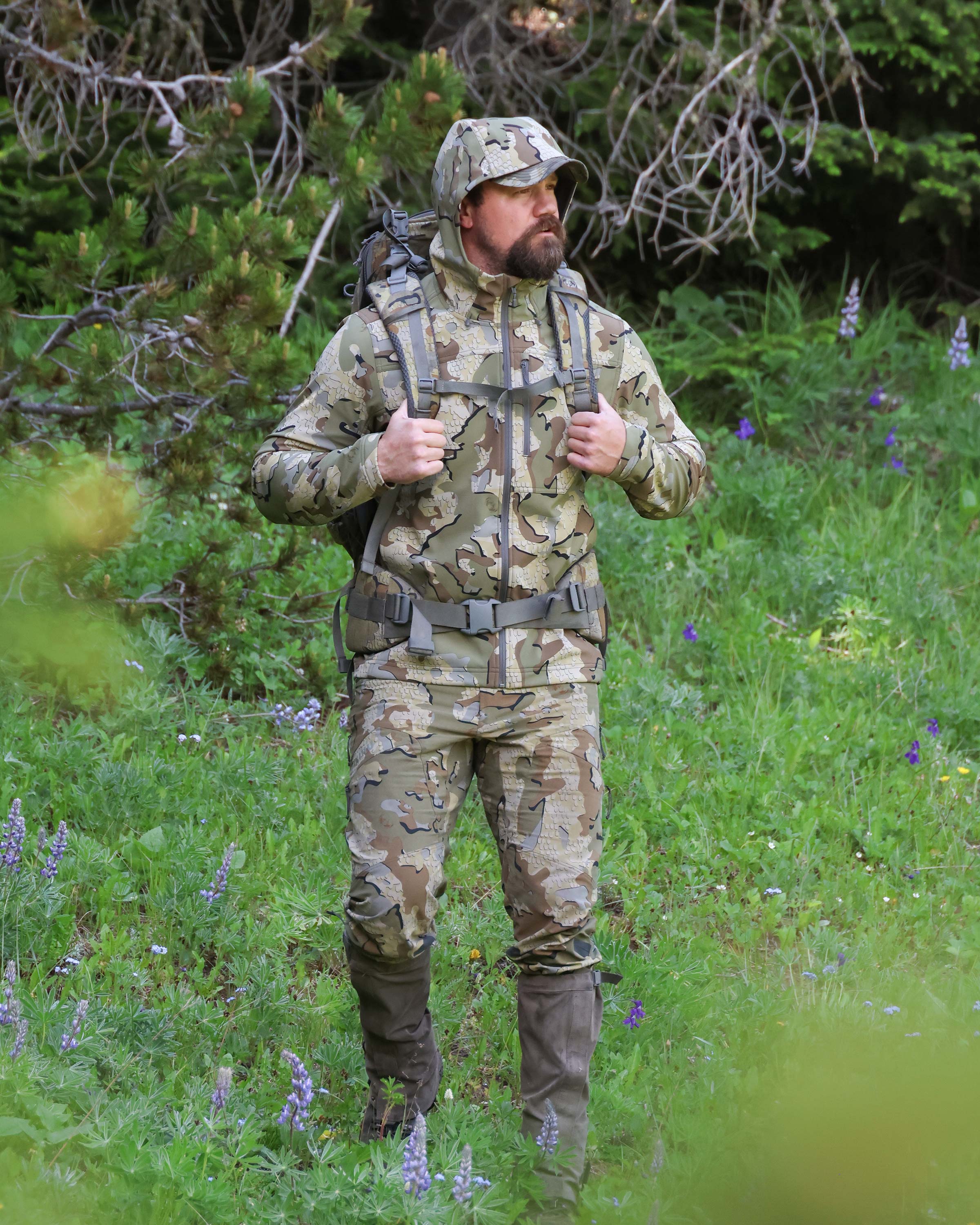 Alternative view of Alpine Hooded Jacket | Gunmetal