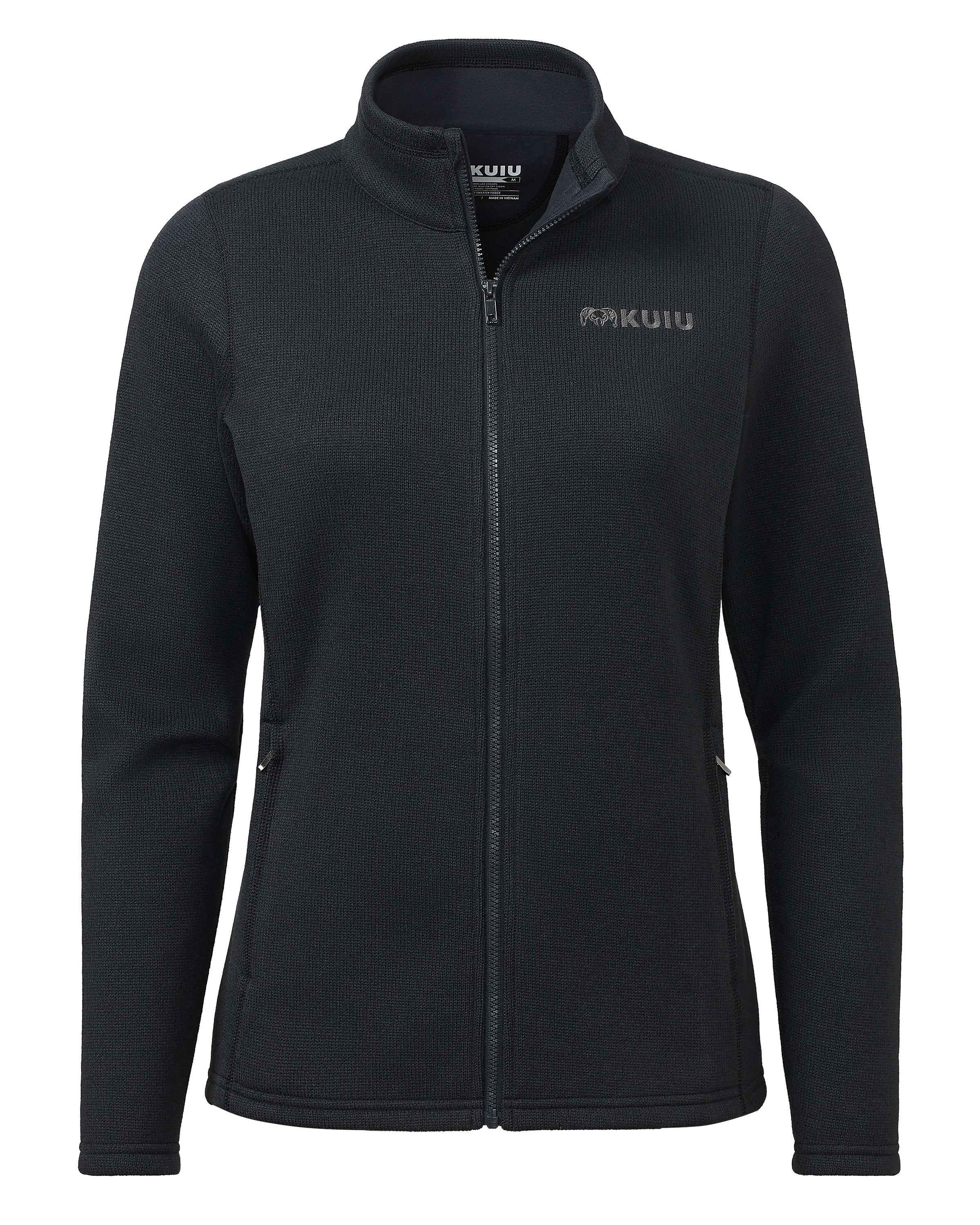 Women's Base Camp Full Zip Sweater | Black