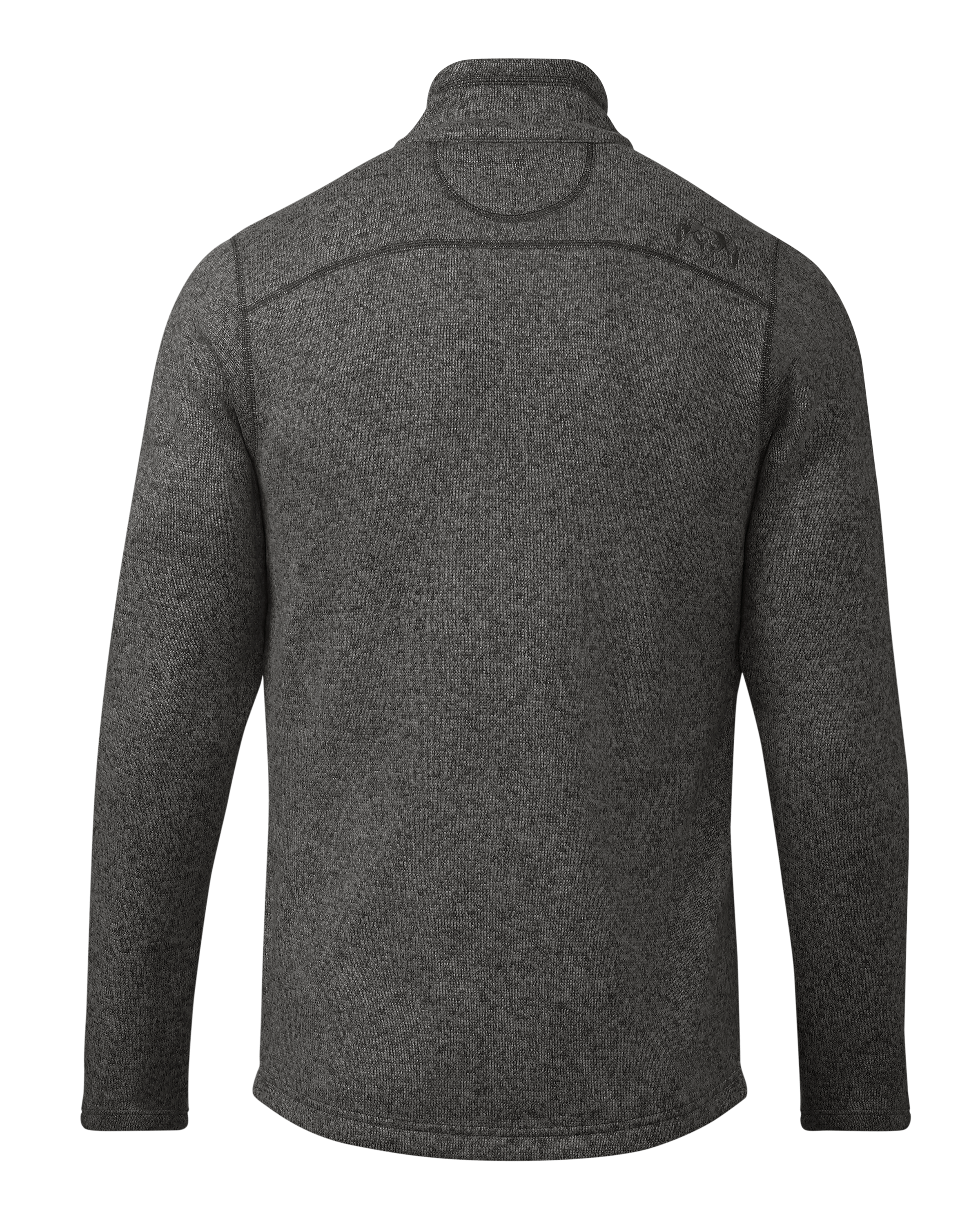 Alternative view of Base Camp Full Zip Sweater | Charcoal Heather