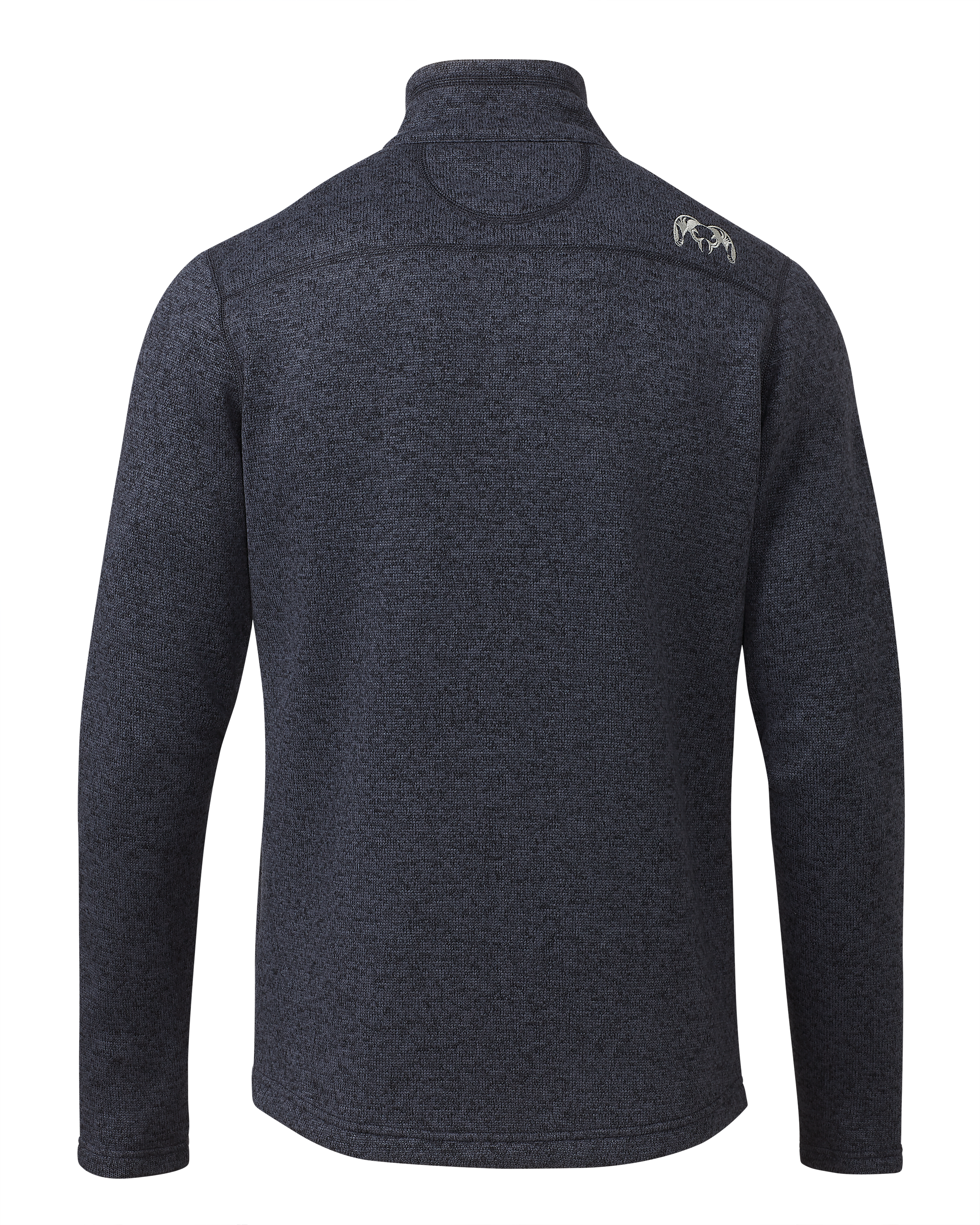 Alternative view of Base Camp Full Zip Sweater | Steel Blue Heather