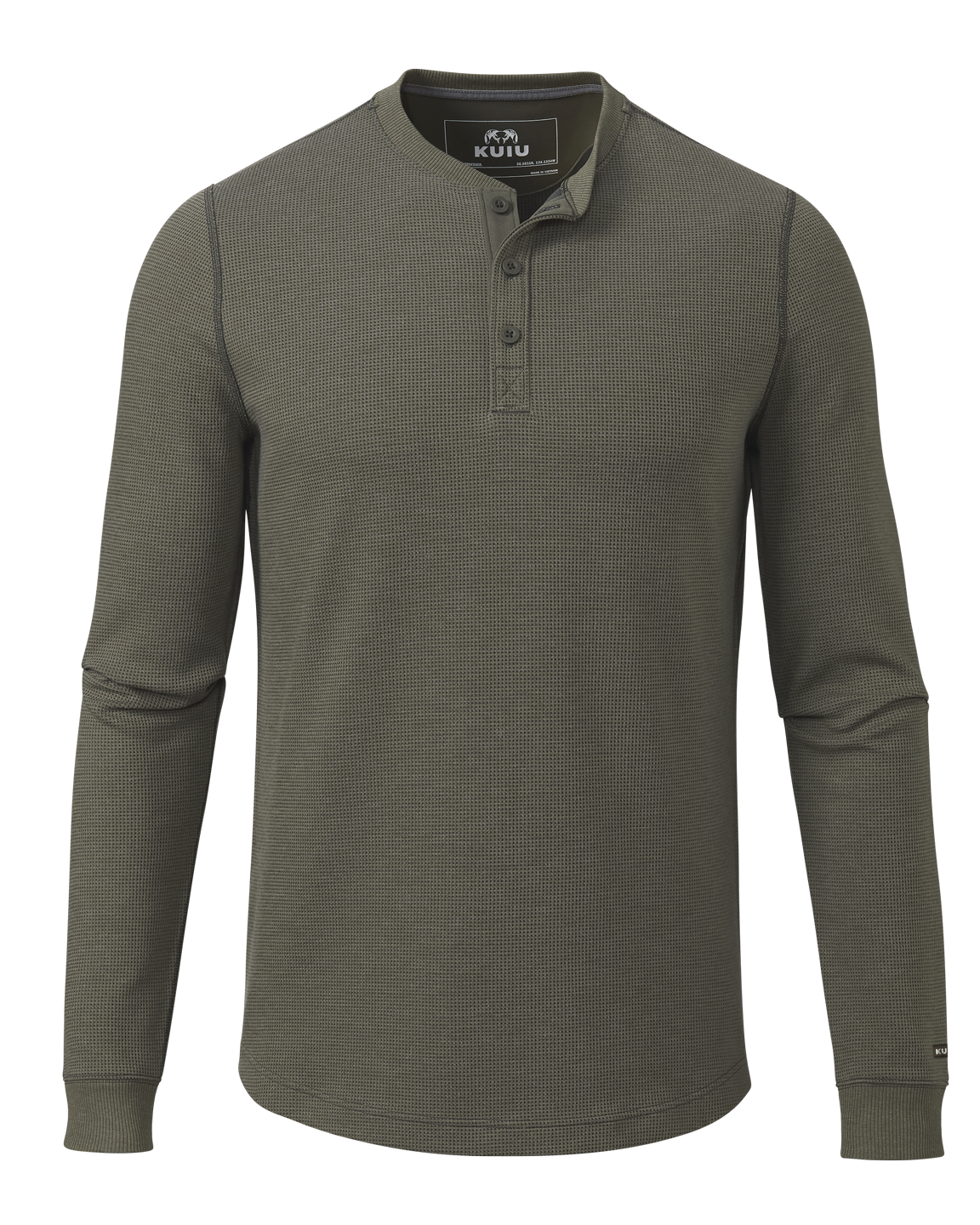 Canyon Waffle Henley | Ash Heather