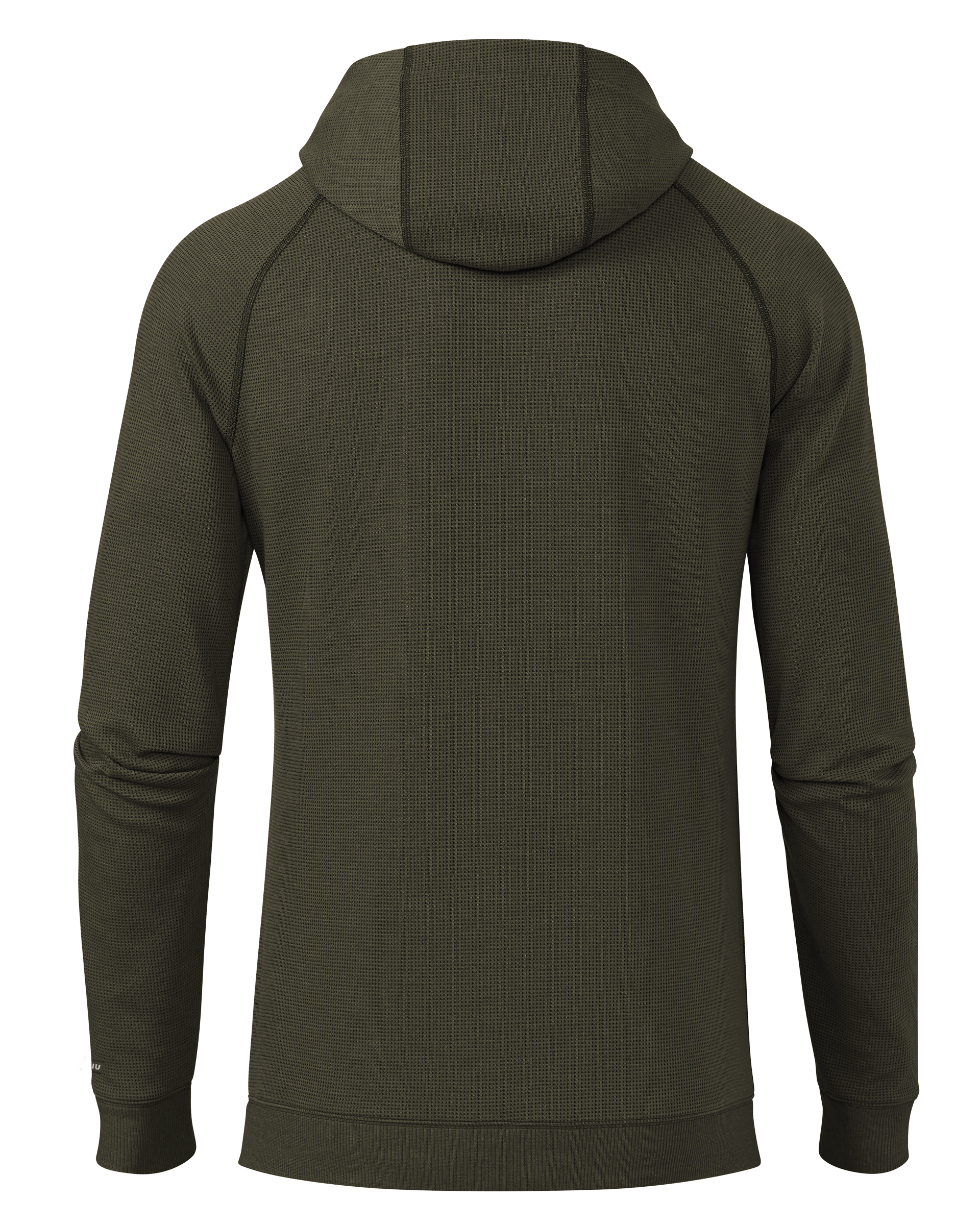 Alternative view of Canyon Waffle Hoodie | Army Heather