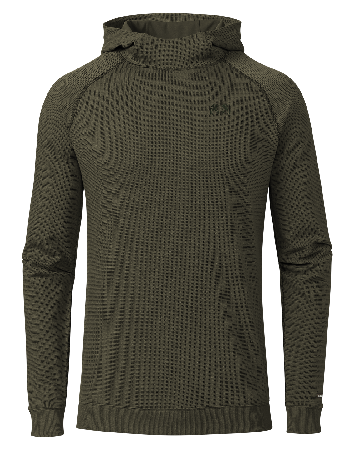Canyon Waffle Hoodie | Army Heather