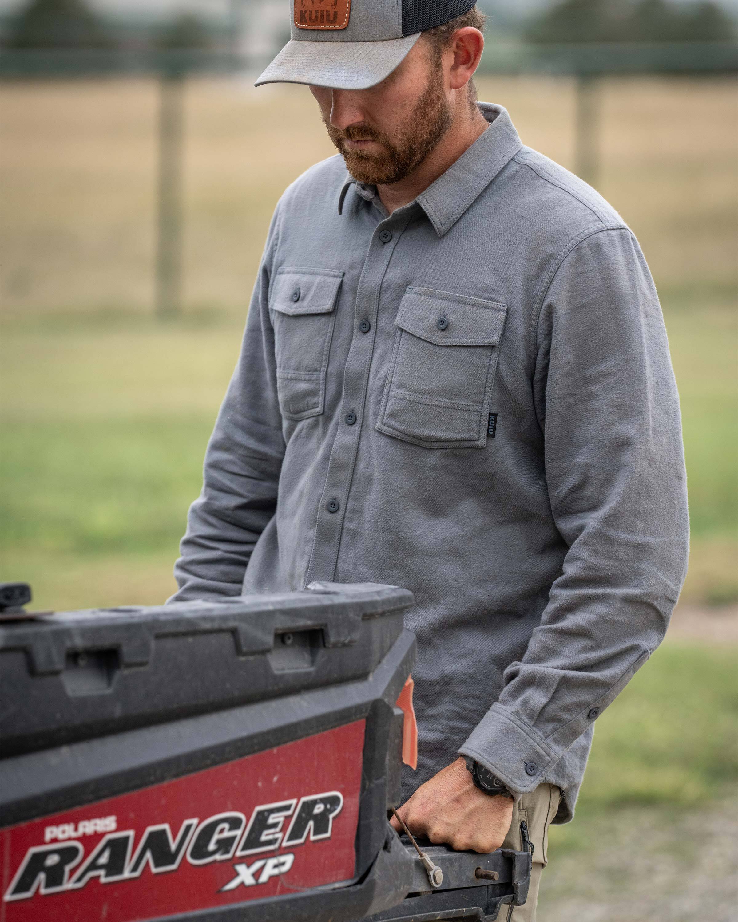 Field Flannel Shirt | Redwood - Image 3