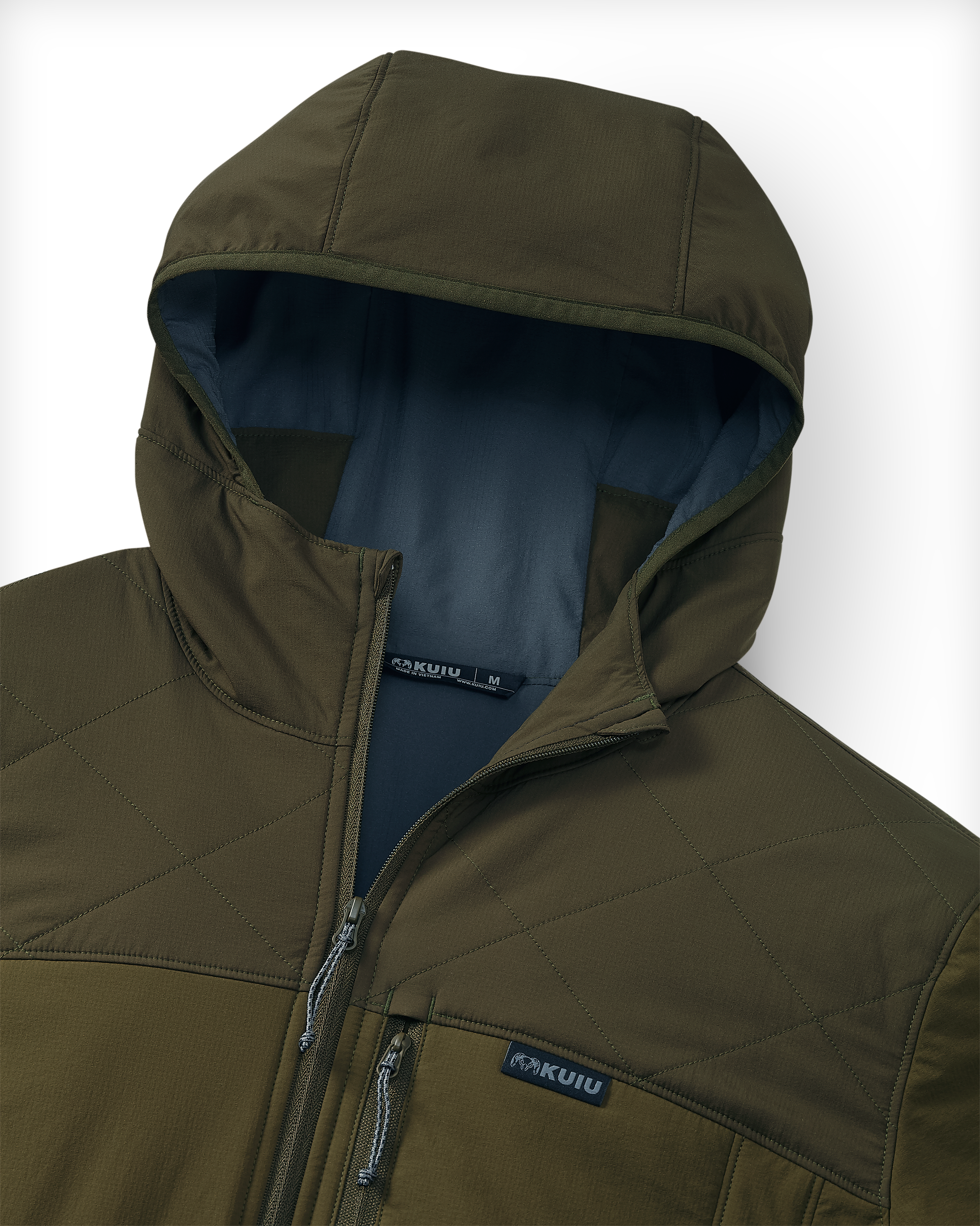 Transit Packable Hooded Jacket | Dark Army/Army - Image 3