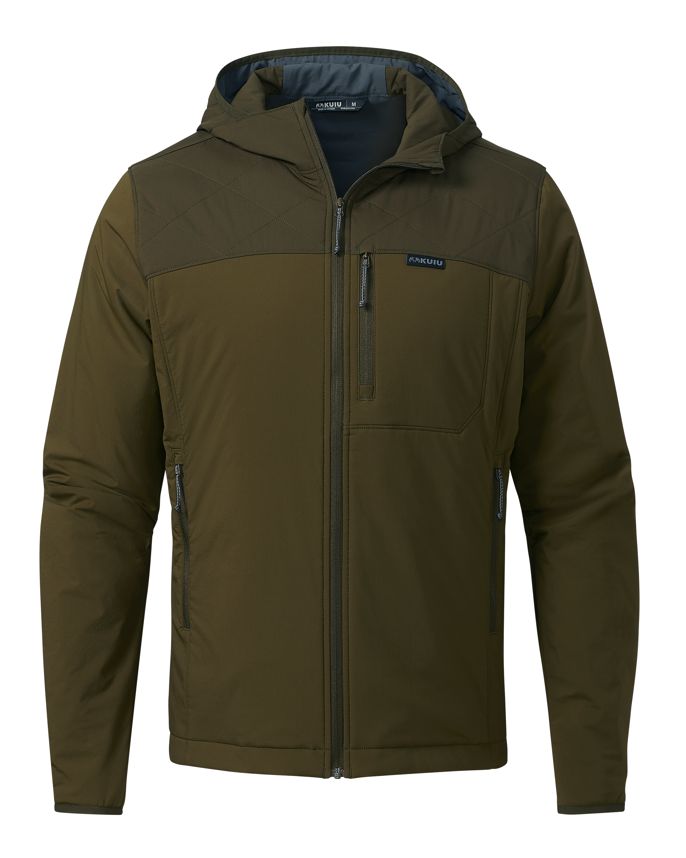Transit Packable Hooded Jacket | Dark Army/Army