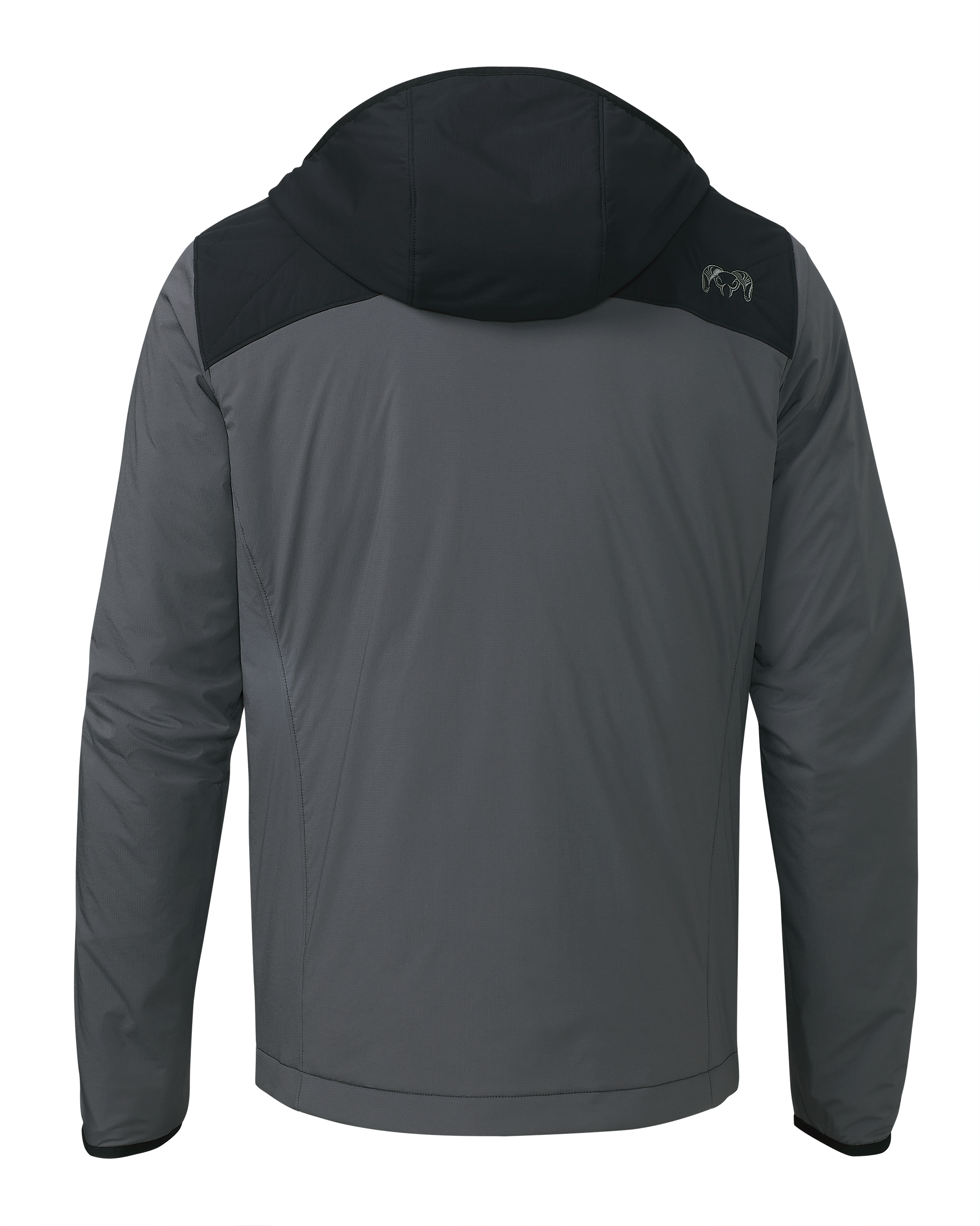 Alternative view of Transit Packable Hooded Jacket | Black/Gunmetal