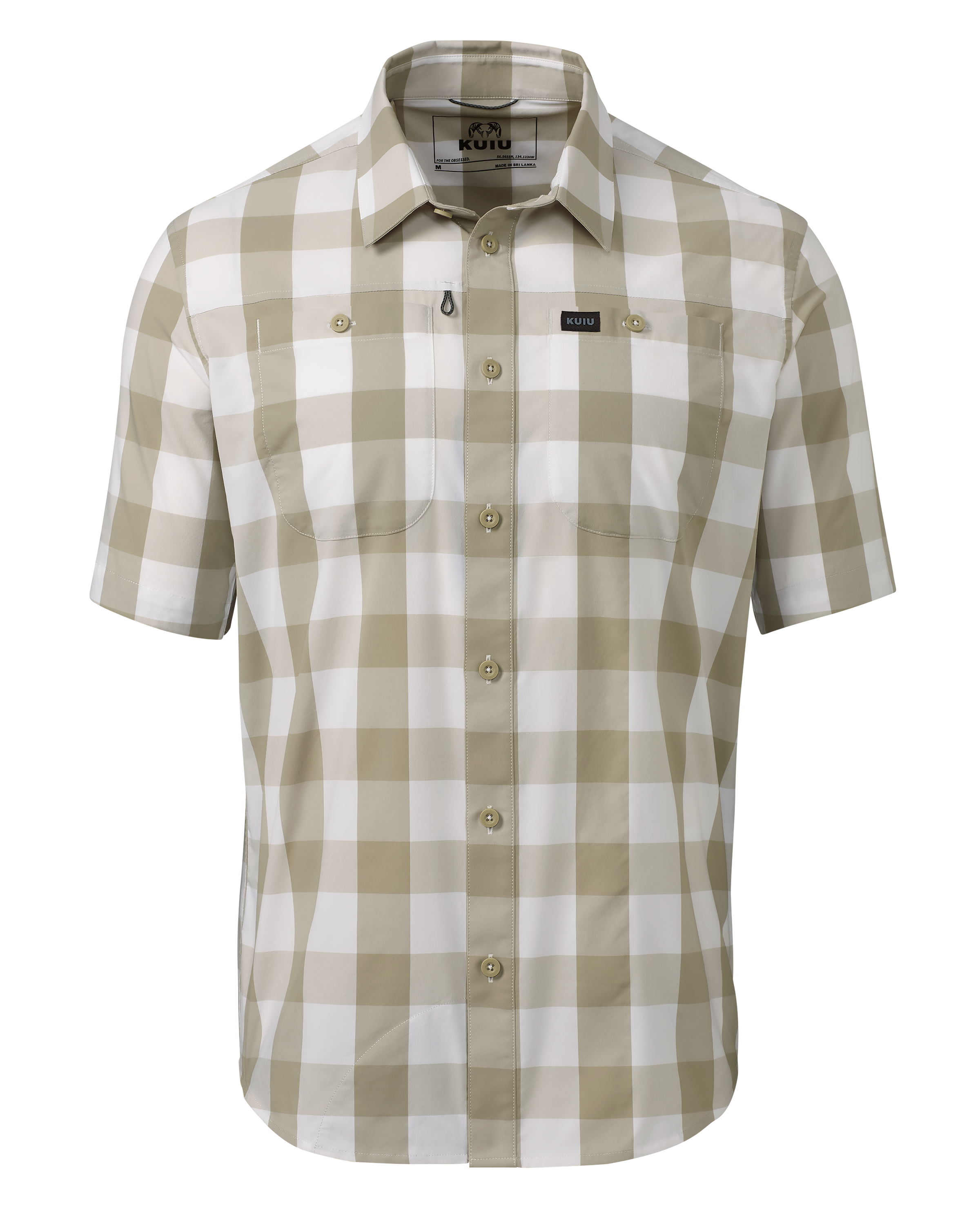 Borrego SS Shirt | Sand Plaid