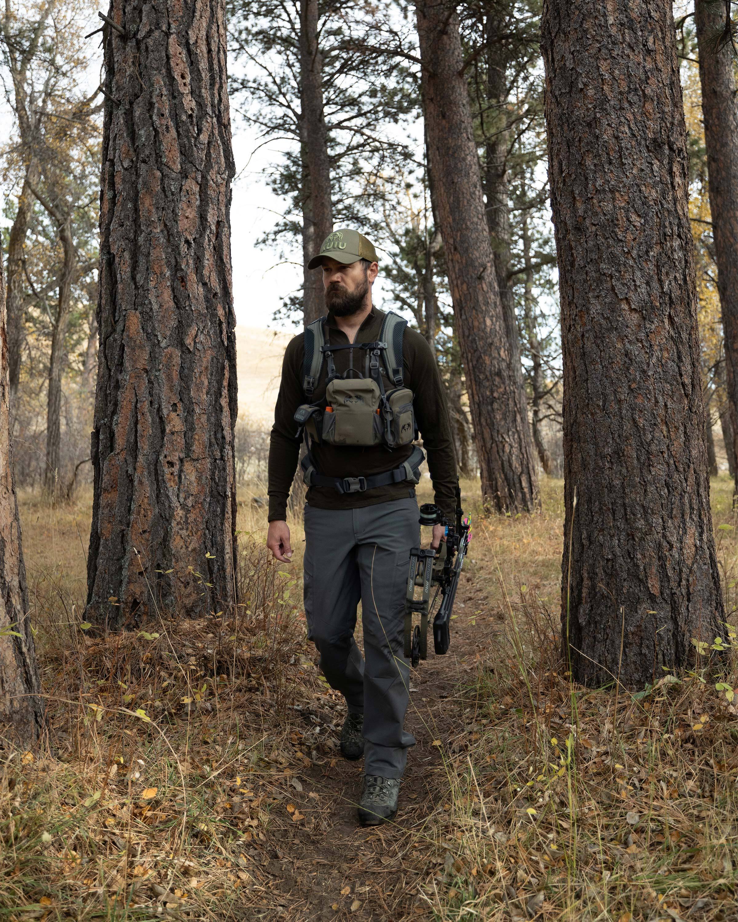 Alternative view of ULTRA Merino 145 Zip-T Hunting Shirt | Gunmetal