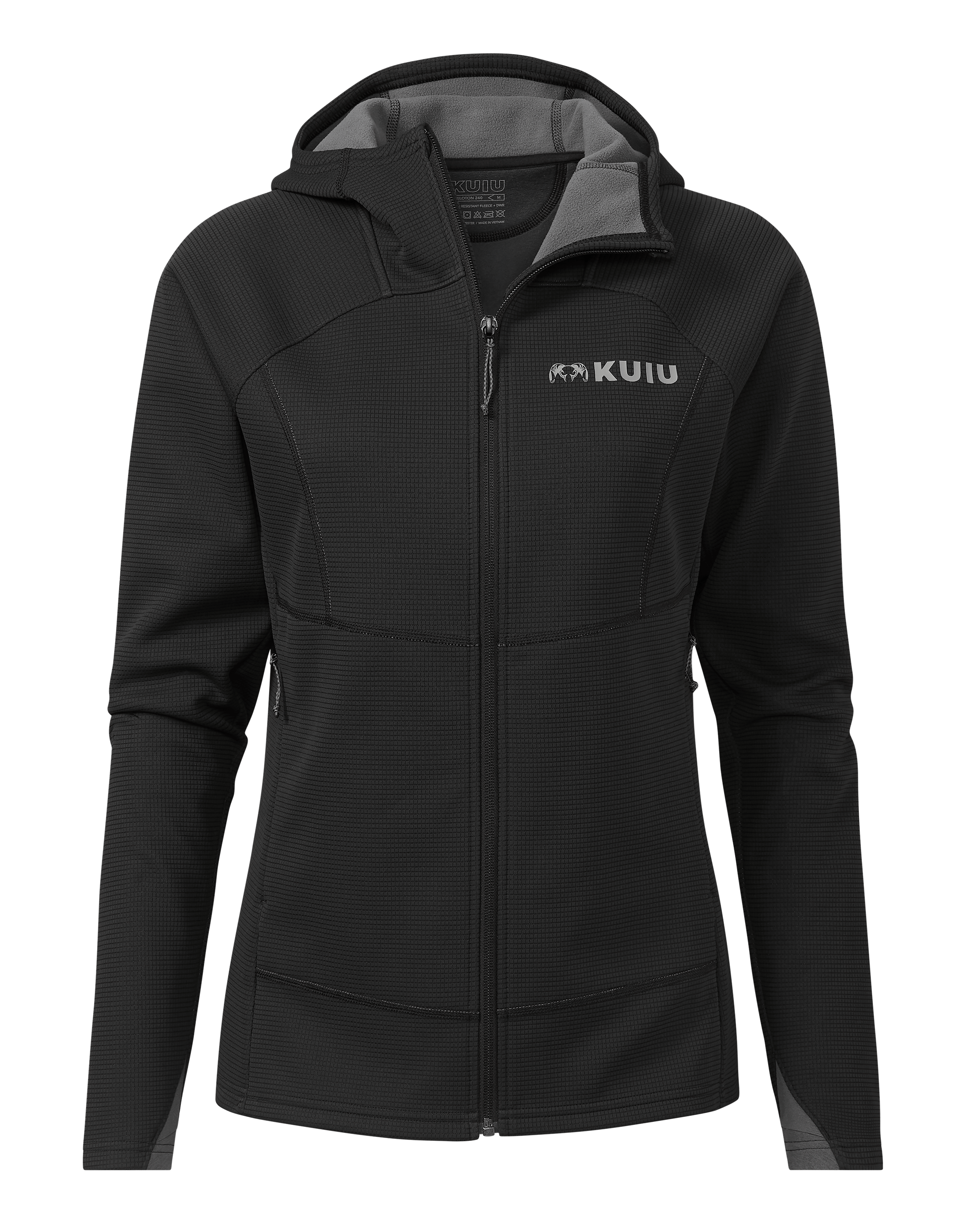 Women’s Peloton 240 Full Zip Hoodie | Black