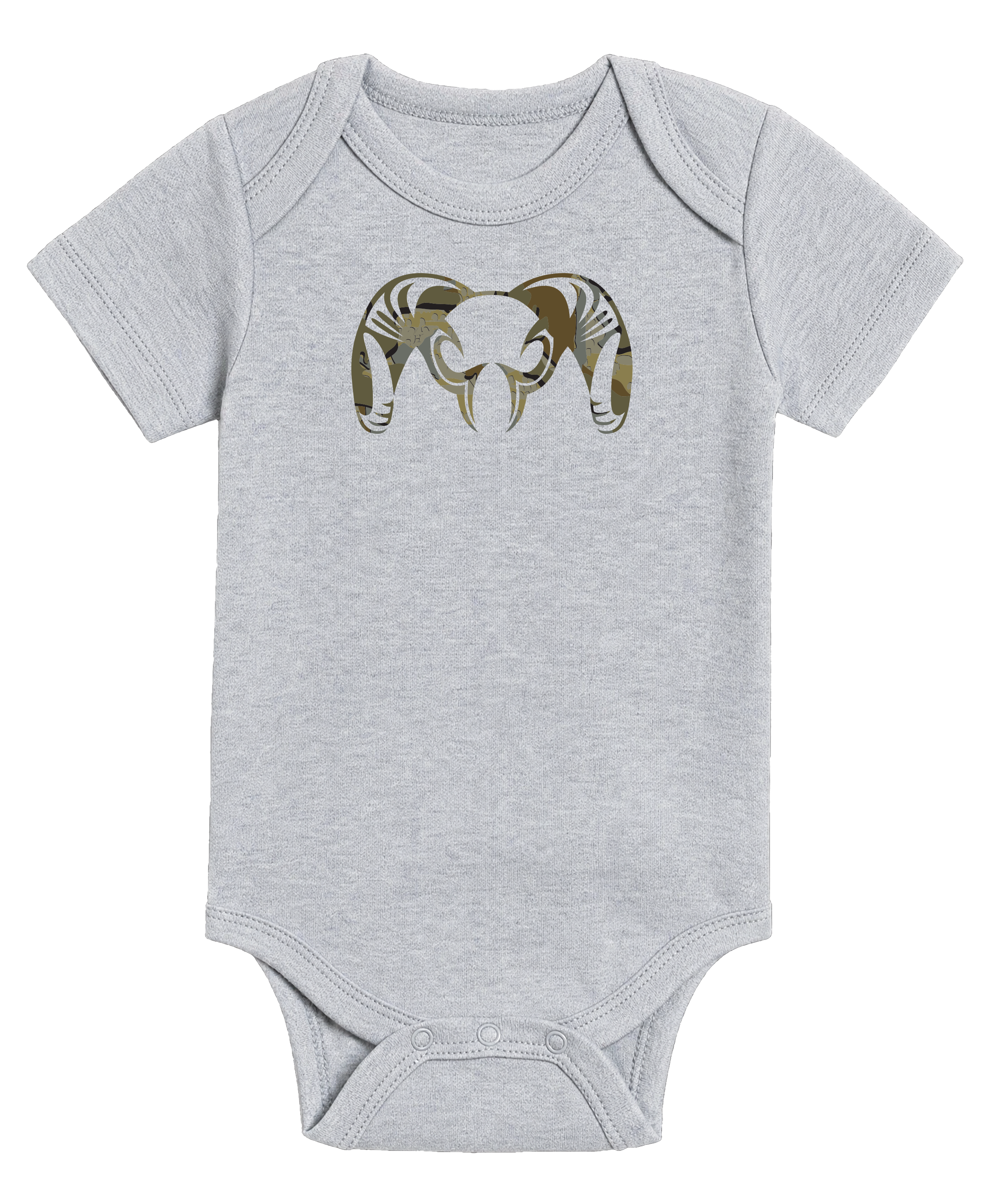 KUIU Valo Ram Baby One-Piece | Heather Grey