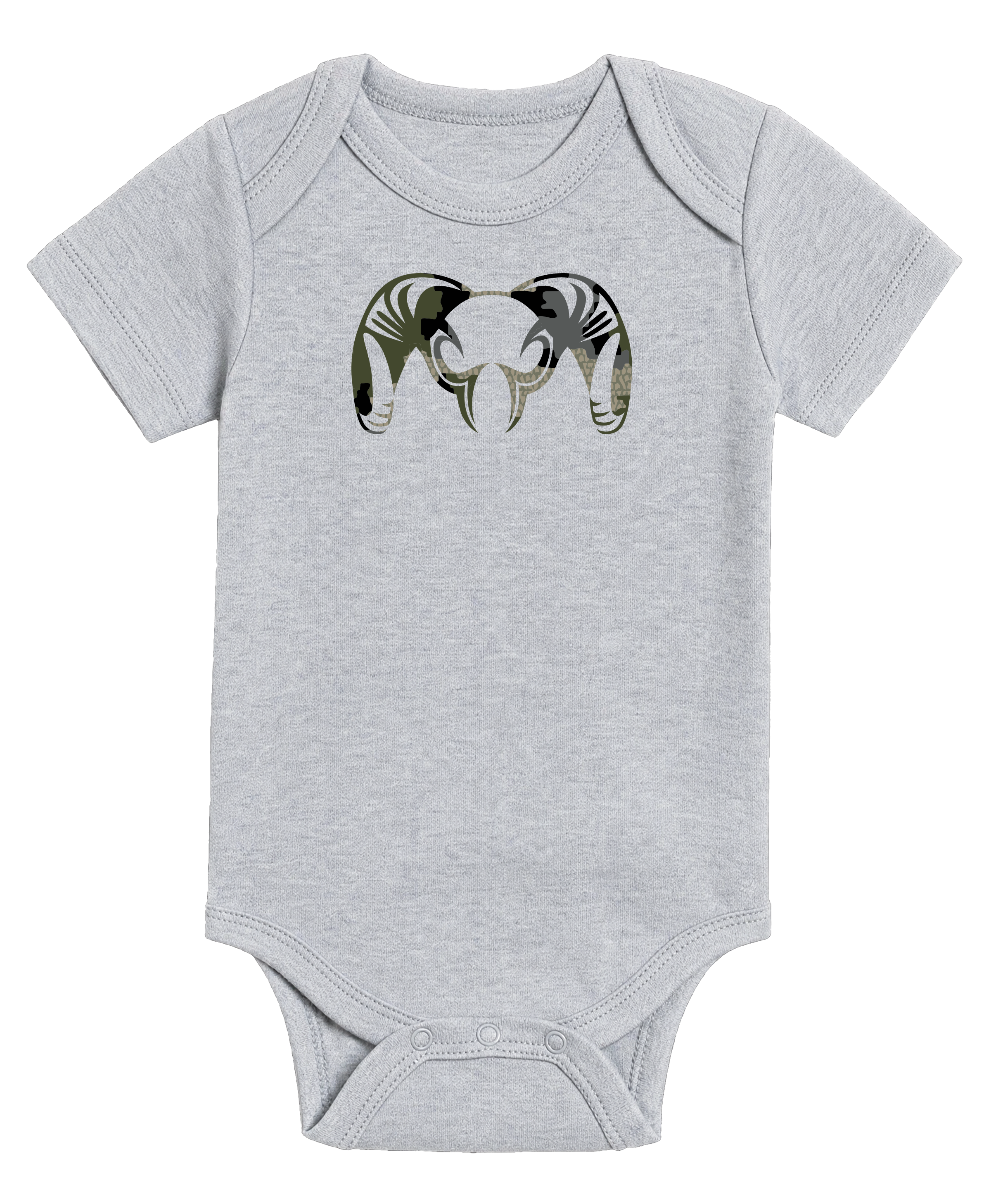 KUIU Verde Ram Baby One-Piece | Heather Grey