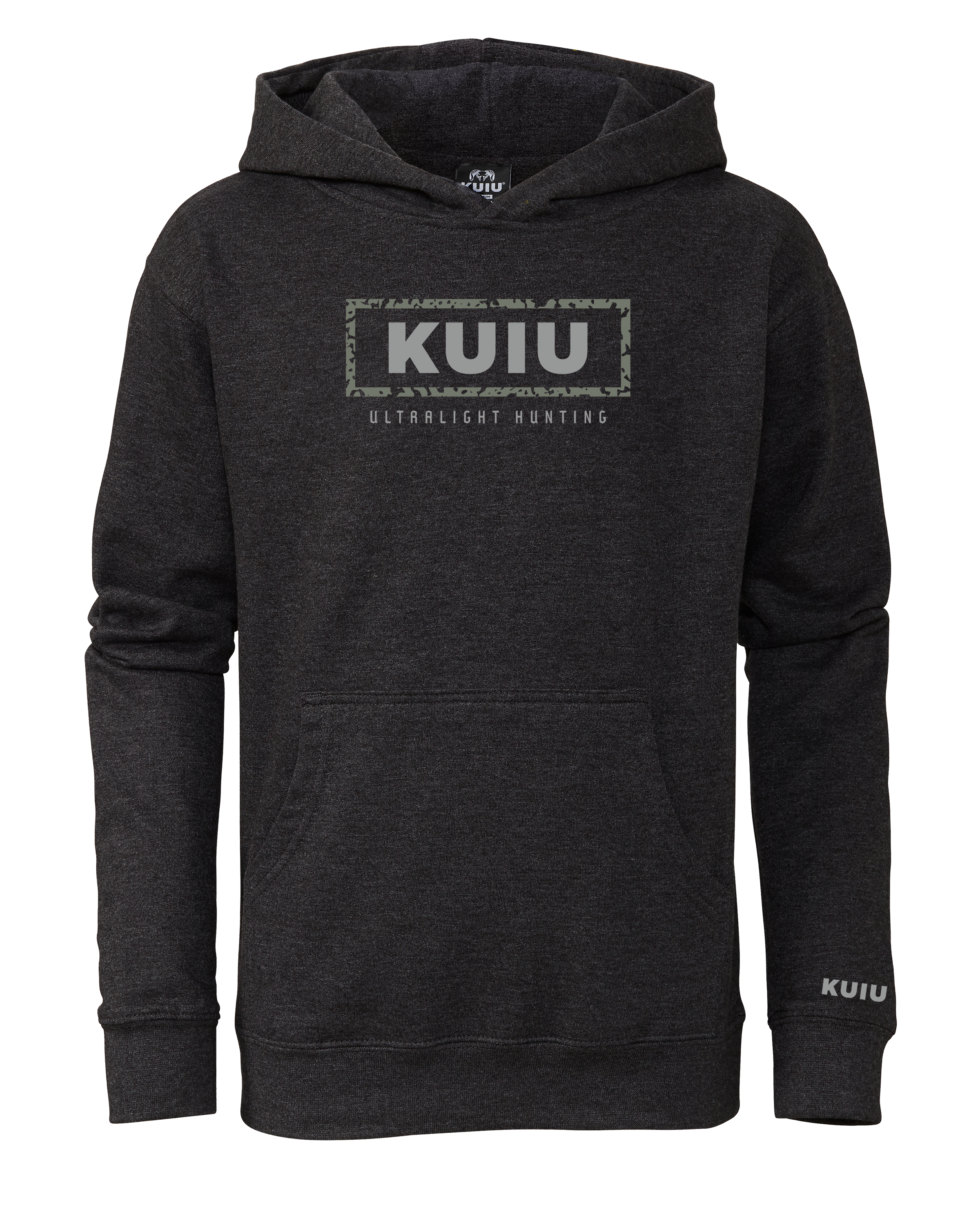 Youth Box Logo Hoodie | Charcoal