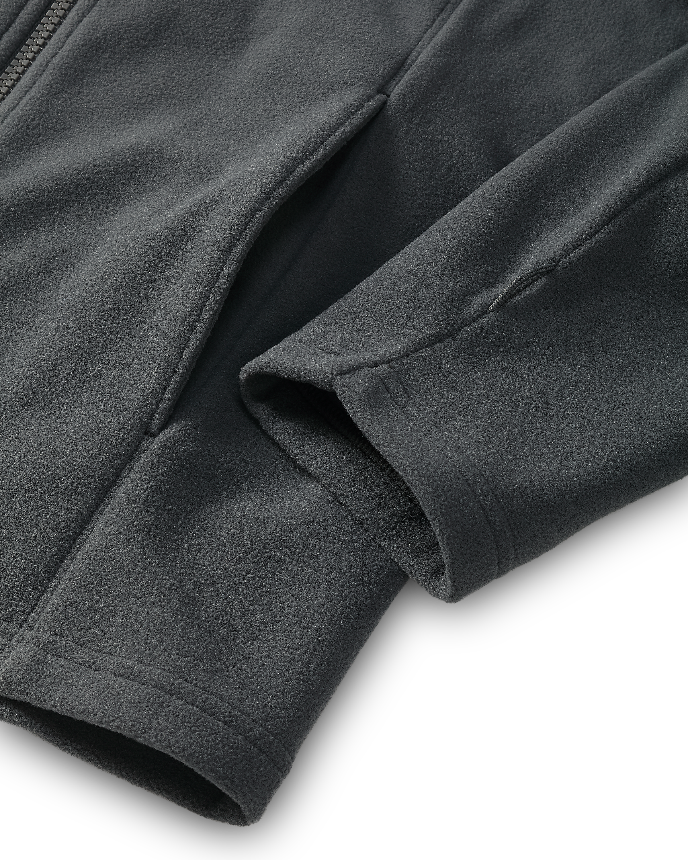 Alternative view of Youth Versa Fleece Full Zip | Gunmetal
