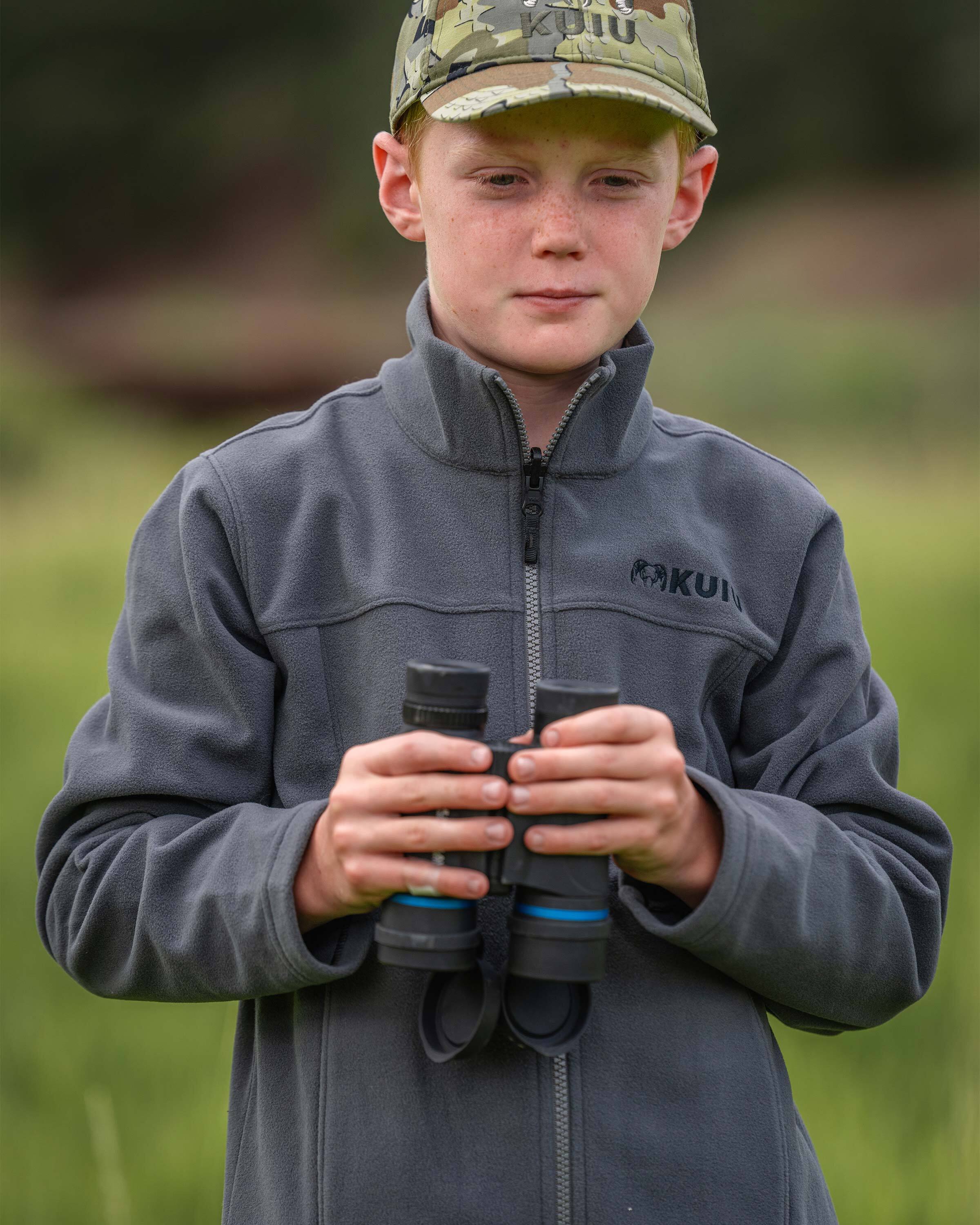 Youth Versa Fleece Full Zip | Gunmetal - Image 5
