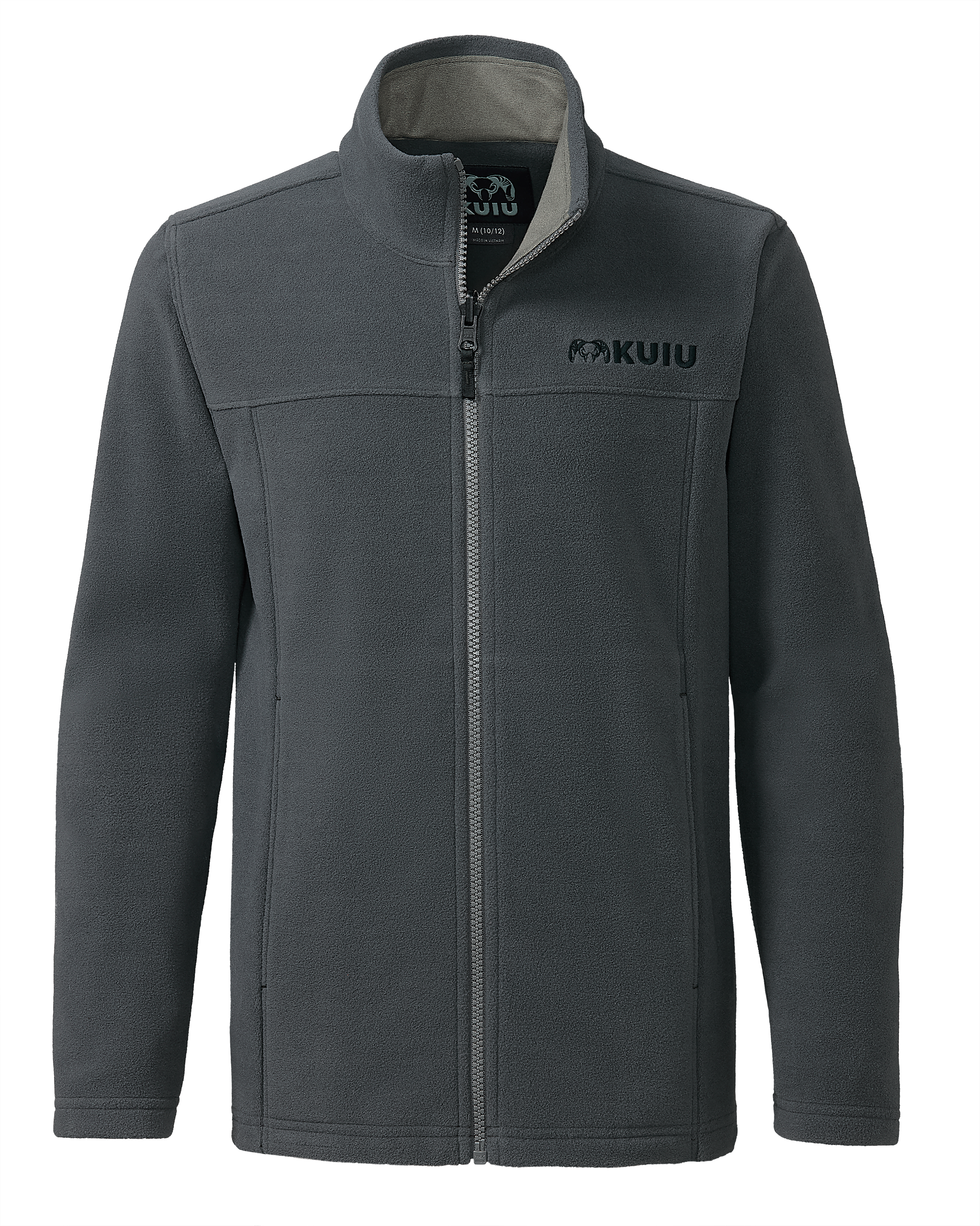 Youth Versa Fleece Full Zip | Gunmetal