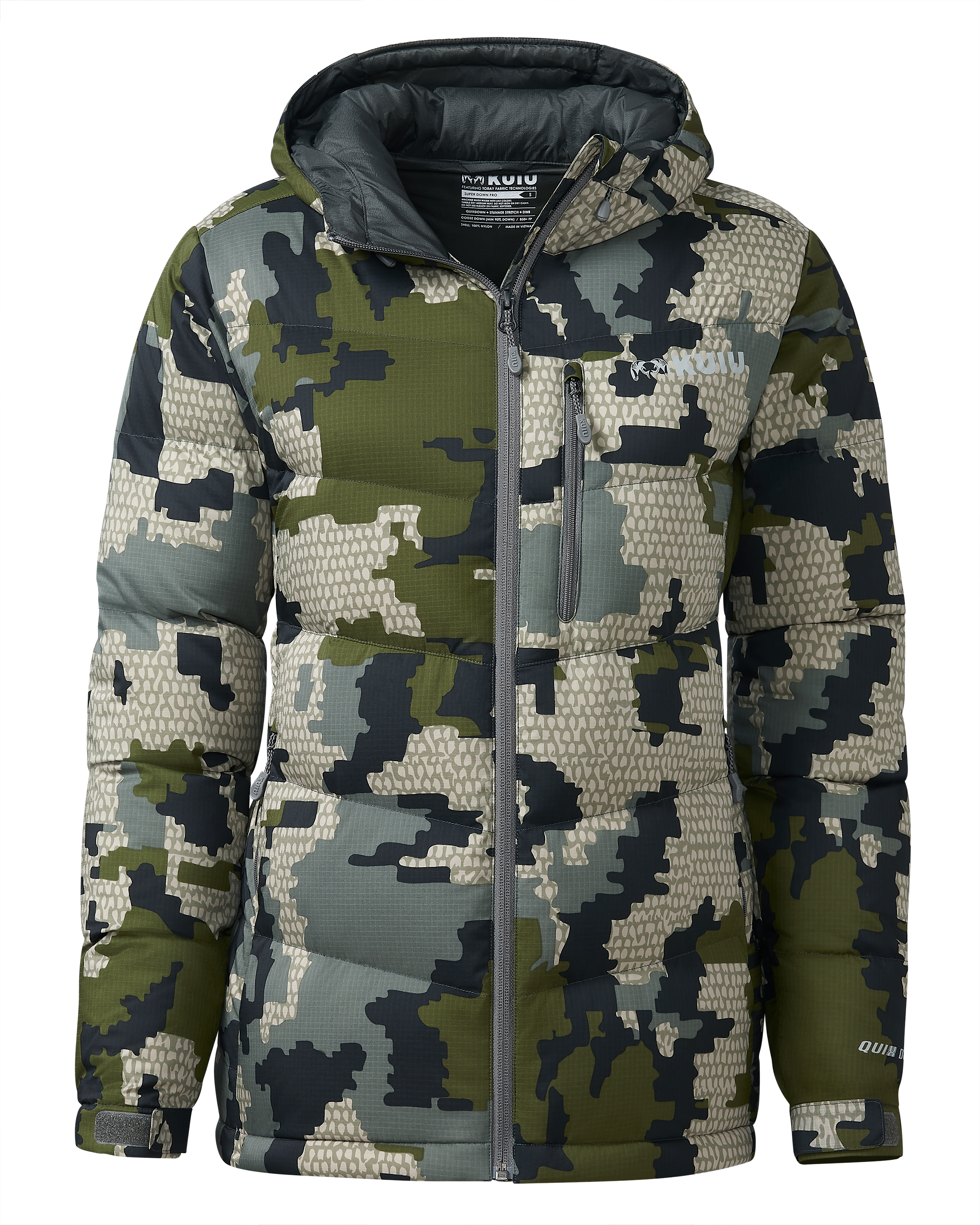 Women's Super Down PRO Hooded Jacket | Verde
