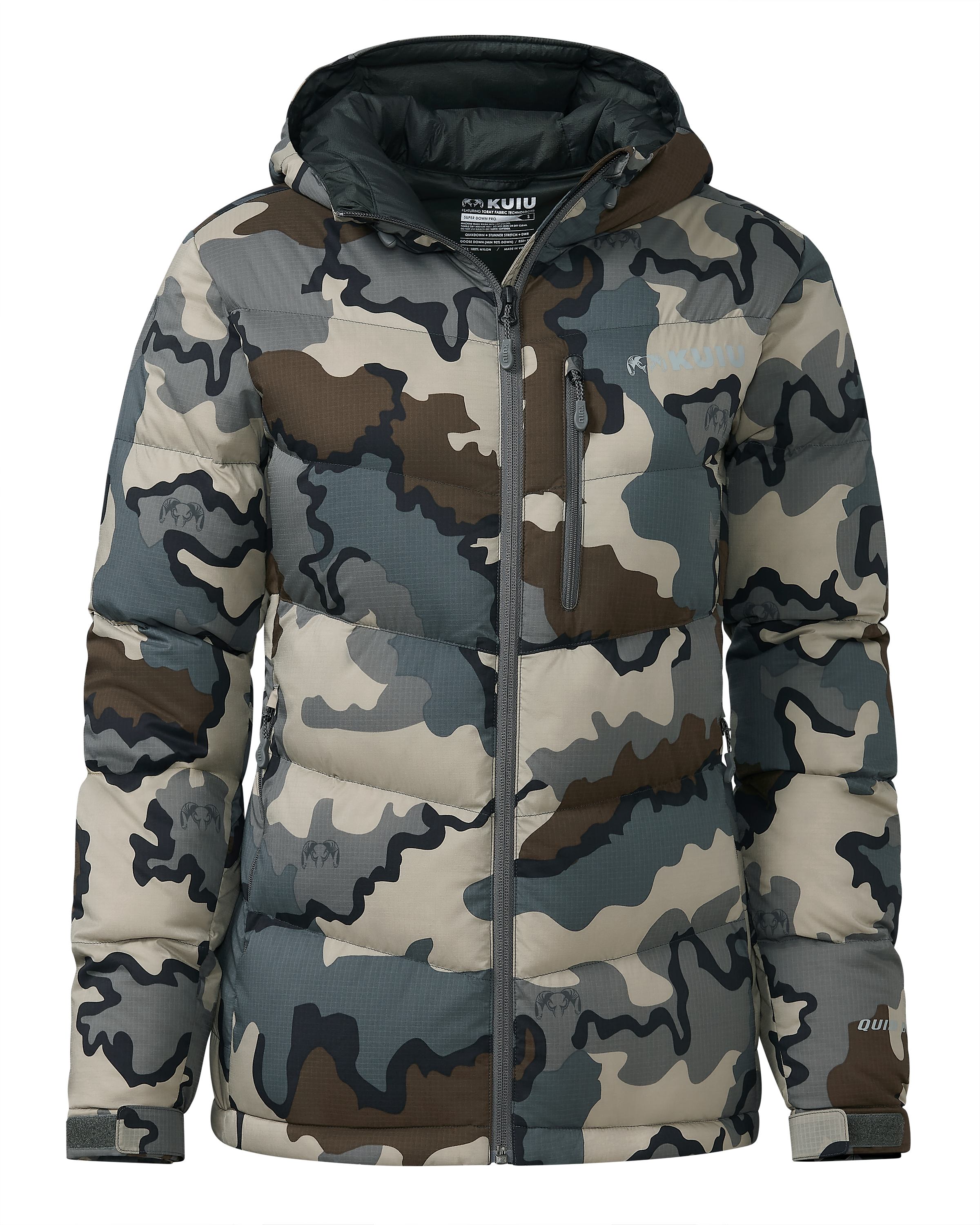 Women's Super Down PRO Hooded Jacket | Vias