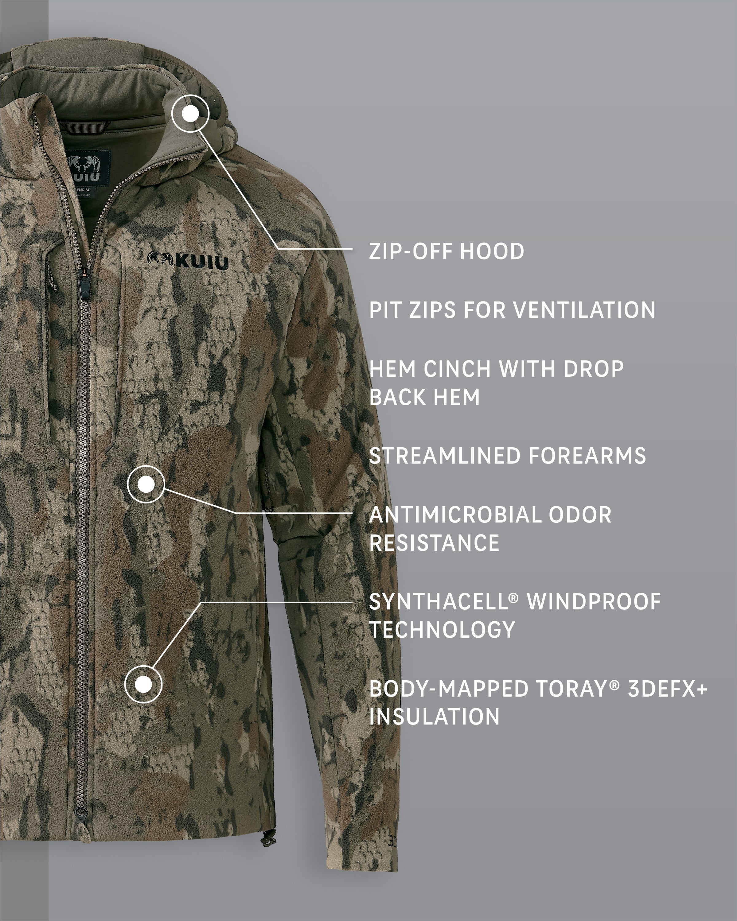 Alternative view of KUIU Proximity Hooded Insulated Jacket | Veros